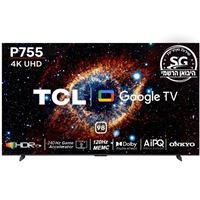 מסך טלוויזיה "98 Google TV UHD 4K דגם TCL 98P755