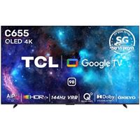 טלוויזיה "98 TCL QLED 4K GOOGLE TV דגם 98C655