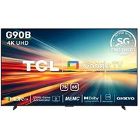 טלוויזיה "65 4K UHD Google TV דגם TCL 65G90B