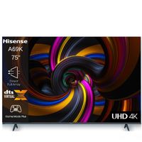 טלוויזיה חכמה "75 4K Smart TV דגם Hisense 75A69K