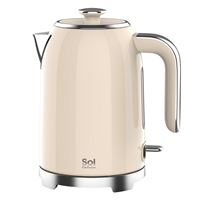 קומקום חשמלי נשלף 1.7 ליטר דגם SOL SL-7002 קרם