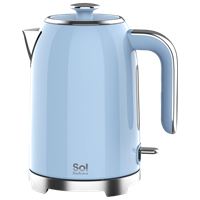 קומקום חשמלי נשלף 1.7 ליטר דגם SOL SL-7005 תכלת