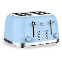 מצנם 4 פרוסות דגם SL-7407 סול SOL תכלת