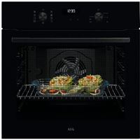 תנור בנוי 71 ליטר דגם AEG ABU51229B זכוכית שחורה