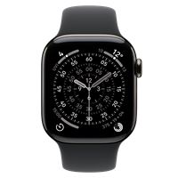 שעון Apple 11 Cell 46mm S.Titan + Black Band M/L