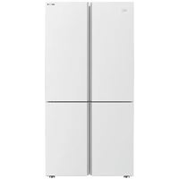 מקרר 4 דלתות 572 ליטר BEKO GN1406223GW זכוכית לבנה