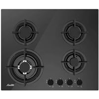 כיריים גז 4 להבות 60 ס"מ SAUTER SHG318B שחורה