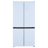 מקרר 4 דלתות 600 ליטר TCL C780CDWG זכוכית לבנה