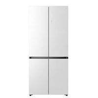 מקרר 4 דלתות 521 ליטר דגם TCL C635CDGW זכוכית לבנה