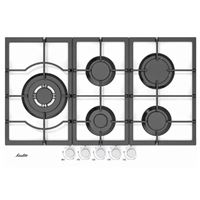 כיריים זכוכית קריסטלית 75 ס"מ SAUTER SHG7506W לבן