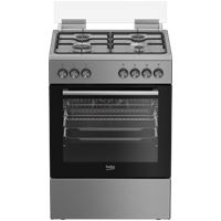 תנור משולב כיריים גז BEKO FSE62123DXDSL נירוסטה