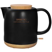 קומקום קרמי 1 ליטר דגם Davo DCK270 שחור