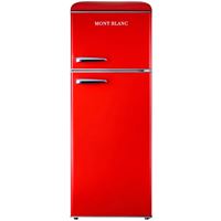 מקרר מקפיא עליון 215 ליטר MONT BLANC MBR-290DF-RED