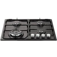 כיריים גז 60 ס"מ 4 להבות DELONGHI DGH1160N שחור