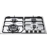 כיריים גז 60 ס"מ 4 להבות DELONGHI DGH1160X נירוסטה