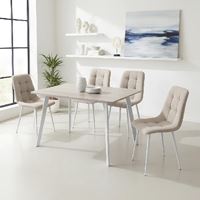 פינת אוכל נפתחת ו- 4 כיסאות אביב-עידן HOME DECOR