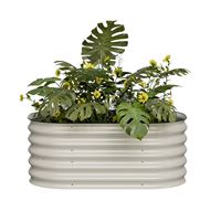 אדנית מתכת גבוהה לגידול ירקות או צמחים דגם 2N1-17