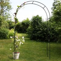 קשת רחבה ממתכת לתמיכת צמחים מטפסים דגם איריס