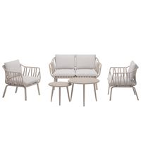 מערכת ישיבה צבע מוקה דגם ניו יורק Australia Garden