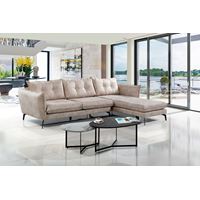 סלון פינתי שזלונג מעץ מלא דגם בריטני LEONARDO