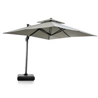 שמשית רגל צד 3X3 מונקו אפור בהיר Australia Garden