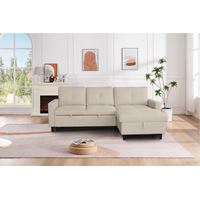 סלון פינתי נפתח למיטה זוגית דגם זולה LEONARDO