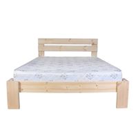 מיטה זוגית מעץ אורן מלא דגם 5010 עם מזרון