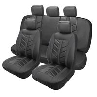 כיסוי מושבים קרבון טרומן 11 חלקים שחור שחור