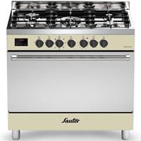 תנור משולב 90 ס"מ קרם SAUTER SBC9025CR