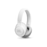 אוזניות אלחוטיות JBL LIVE650BT צבע לבן