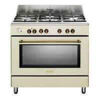 תנור משולב כיריים וינטג' 5 להבות Delonghi וניל