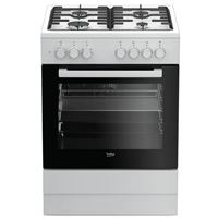 תנור משולב כיריים BEKO FSE62120DWDSL לבן