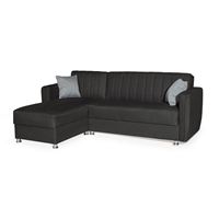 מערכת ישיבה פינתית מודולארית נפתחת למיטה דגם לורנס