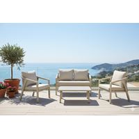 מערכת ישיבה גי'רונה בגוון מוקה מבית Australia Gard