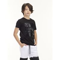 חולצת טי הדפס DENIM