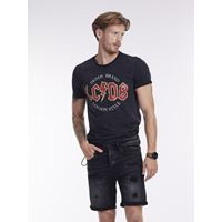 חולצת טי קצרה עם הדפס