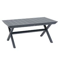 שולחן מאלומיניום אמסטרדם אפור מתארך ל 2.43 מטר