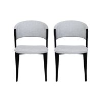 זוג כיסאות מעוצבים לפינת אוכל דגם גולף HOME DECOR