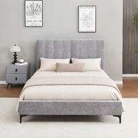 מיטה זוגית 140/190 דגם נעמה 140 אפור HOME DECOR