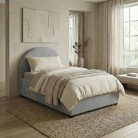 מיטה רחבה 120×190 דגם פטיו אפור HOME DECOR