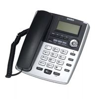 טלפון שולחני עם צג שיחה מזוהה ודיבורית