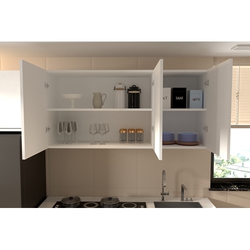 ארון שירות עליון למטבח 3 דלתות תבור TUDO DESIGN
