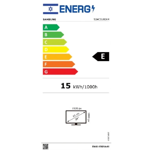 מסך מחשב "23.8 LED דגם Samsung S24C310EAM