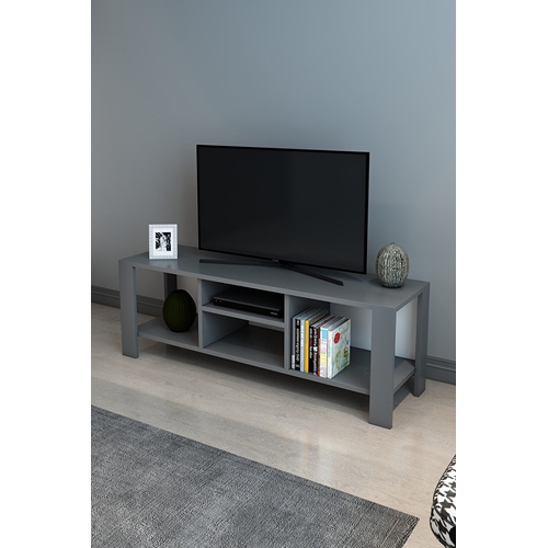 מזנון מעוצב לסלון בגוון אפור ברוחב 120 ס"מ