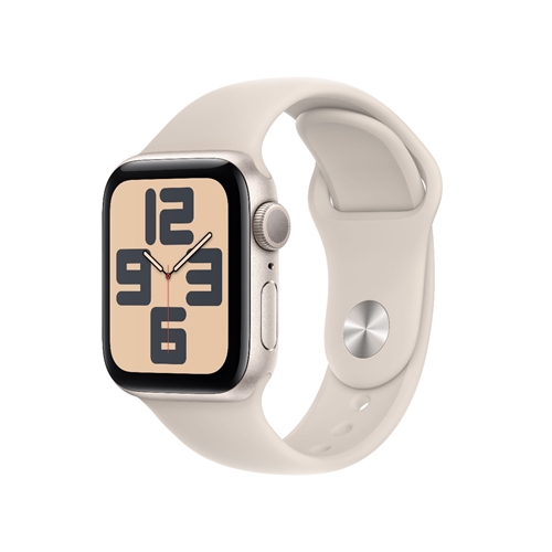 שעון אפל GPS 40mm Apple Watch SE צבע Starlight
