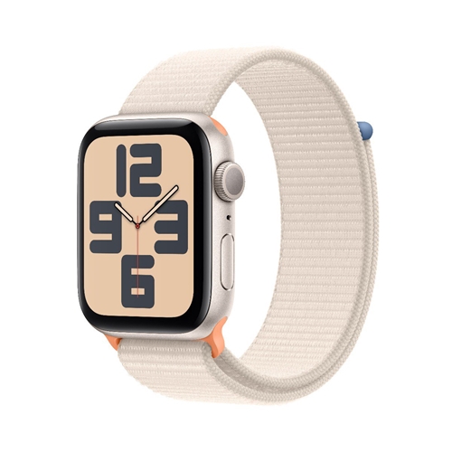 שעון אפל Apple Watch SE GPS 44mm צבע Starlight