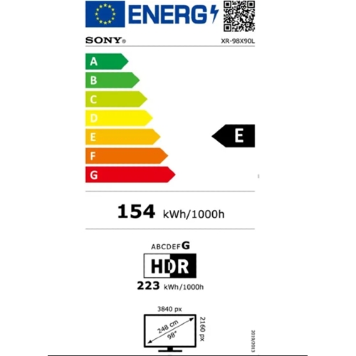 טלוויזיה חכמה "98 SONY BRAVIA XR-98X90LAEP
