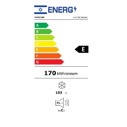 מקפיא 3 מגירות נפח 103 ליטר FUJICOM FJ-FDF145WE