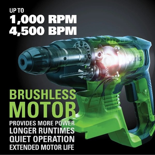 פטישון 24 מ"מ Greenworks Brushless 24V