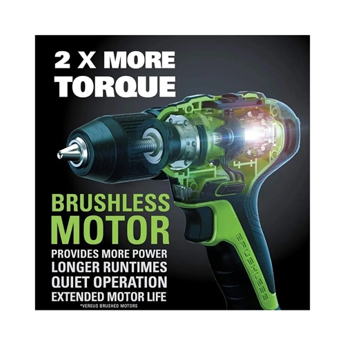 מקדחה/מברגה Greenworks 35Nm Brushless 24V